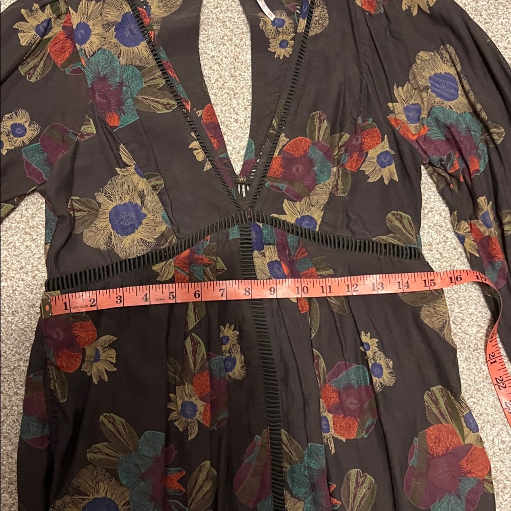 Free People Strawberry Fields Boho Floral Tunic Dress - Picture 9 of 9